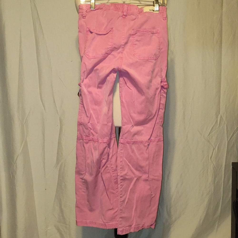 Lovegen Women’s Cargo Pink Pants Size 9/30 - Picture 4 of 7